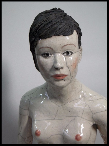 Paris Art Web - Melanie Bourget - Raku Ceramics Statue