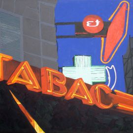 Paris Art Web - Painting - Angie Brooksby - Tabac