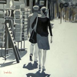 Paris Art Web - Painting - Angie Brooksby - Paris - Summer Light I