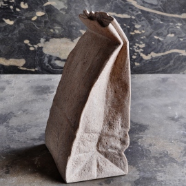 Paris Art Web - Sculpture - Hirotoshi Ito - Paper Bag I - (Limestone)