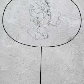 Paris Art Web - Sculpture - Laure Simoneau - Wire and Shadow Sculpture - Vapeur Chaude (1)