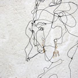 Paris Art Web - Sculpture - Laure Simoneau - Wire and Shadow Sculpture - Vapeur Chaude (4)