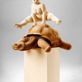 Paris Art Web - Sculpture - Matthias Verginer - The Rabbit and the Turtle