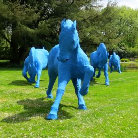 Paris Art Web - Sculpture - Saone De Stalh - Monumental & Outdoor - Horse Series - Cavalcade 8
