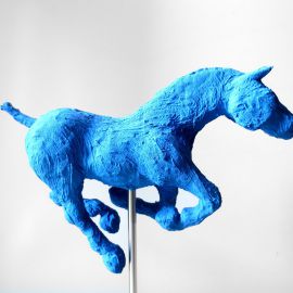 1 - Paris Art Web - Sculpture - Saone De Stalh - Small Horse Series - Eok 2