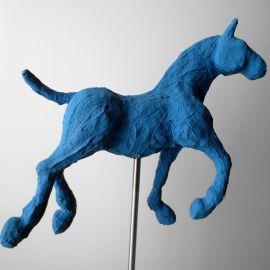 1 - Paris Art Web - Sculpture - Saone De Stalh - Small Horse Series - Erelf