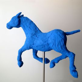1 - Paris Art Web - Sculpture - Saone De Stalh - Small Horse Series - Erkinal