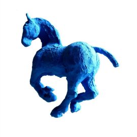 1 - Paris Art Web - Sculpture - Saone De Stalh - Small Horse Series - Nohrem 1