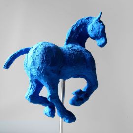 1 - Paris Art Web - Sculpture - Saone De Stalh - Small Horse Series - Nohrem 2