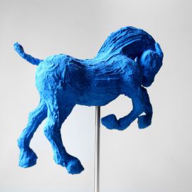 1 - Paris Art Web - Sculpture - Saone De Stalh - Small Horse Series - Nuharah 2