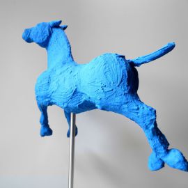 1 - Paris Art Web - Sculpture - Saone De Stalh - Small Horse Series - Shima