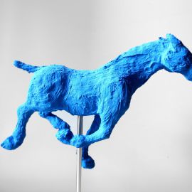 1 - Paris Art Web - Sculpture - Saone De Stalh - Small Horse Series - Valeoh 2