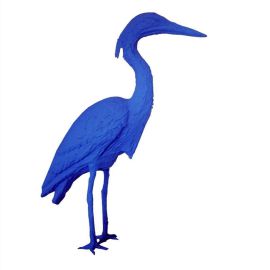 Paris Art Web - Sculpture - Saone De Stalh - Bird Series - Starc the Blue Heron 1