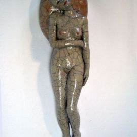 Paris Art Web - Sculpture - Melanie Bourget - Raku Ceramics Statue 960