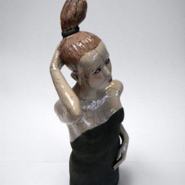 Paris Art Web - Sculpture - Melanie Bourget - Raku Ceramics Torso 983 (2)
